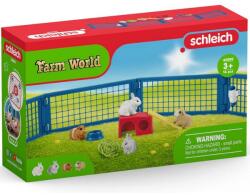 Schleich Schleich: Farm World - Otthon nyulaknak és tengerimalacoknak játékszett (SLH42500) - innotechshop