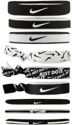 NIKE Vegyes hajgumikészlet (9 darabos csomag) fehér|fekete