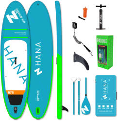 Hana Outdoors Stand up paddle Felfújható csomag komplett 10'6 prémium 320 CM fehér|kék|zöld
