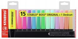 STABILO Szövegkiemelő Stabilo Boss Pastel 15 db (7015-02-5)