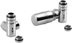 Sapho Sapho, CORNER COMBI termosztatikus szelep csatlakozó készlet, megfelelő kivitel, króm, CP3022S (CP3022S)