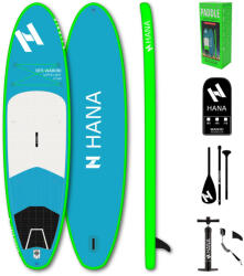Hana Outdoors HANA WAIKIKI LIGHT 10'6 Felfújható STAND UP PADDLE Csomag Teljes 320 CM fehér|kék|zöld