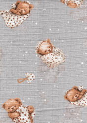  Mintás textil pelenka 1db-os - bébi maci - babyshopkaposvar