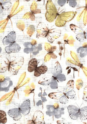 Mintás textil pelenka 1db-os - pillangók - babyshopkaposvar