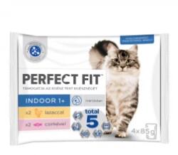 Perfect Fit alutasak indoor csirke & lazac & zöldség 4x85gr Multipack - premiumeledel