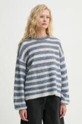 American Vintage gyapjú pulóver könnyű, női, NEN18CE25 - kék M