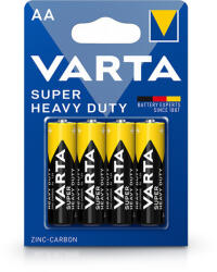 VARTA Super Heavy Duty Zinc-Carbon AA ceruza elem - 4 db/csomag