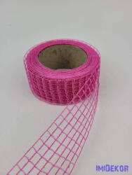 Hálós szalag 4, 5cm x 10m - Pink