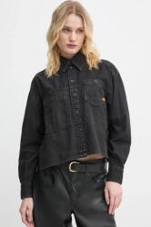 G-Star farmering női, galléros, fekete, relaxed, D25516-D540 - fekete XL