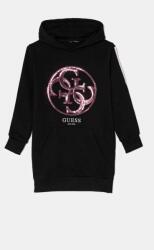Guess gyerek pamutruha fekete, mini, egyenes, J5RK16 KAD74 - fekete 167