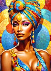 Enjoy - Puzzle Frumusețea africană II - 1 000 piese Puzzle