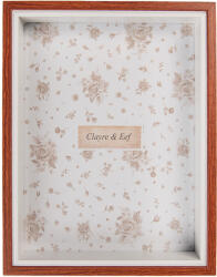 Clayre & Eef Rama foto masa mdf maro alb 15x4x20 cm, 13x18 cm (2F1237M)