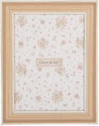 Clayre & Eef Rama foto masa mdf maro alb 19x2x24 cm, 15x20 cm (2F1262L)