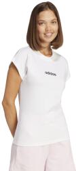 Adidas adidas Essentials Linear Cotton T-Shirt S | Femei | Tricouri | Alb | JC8239