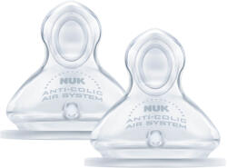 Nuk First Choice+, tetină pentru biberon, silicon, mărimea S, 0-6 luni, 2 bucăți