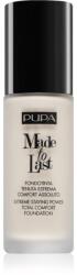 PUPA Milano Made to Last tartós folyékony alapozó árnyalat 010 Porcelain 30 ml
