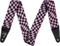 Fender Wavy Checkerboard Polyester Strap Pink