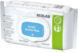 Ecolab Incidin Alcohol Wipe felületfertőtlenítő kendő 90db (3093960)