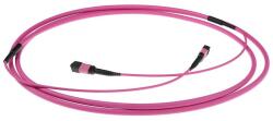 ACT Multimode 50/125 OM4(OM3) polarity A fiber trunk cable with MTP/MPO female connectors 70m Pink (DC5007)