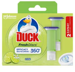 DUCK Fresh Discs WC-öblítő korong utántöltő Lime utántöltő 2x36ml