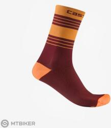 Castelli SIMBOLO 15 zokni, sárga/bordó (LX)