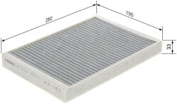 Bosch Filtru habitaclu cu carbon activ BOSCH 1987432405