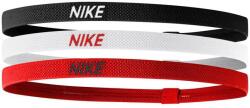 NIKE 2.0 rugalmas fejpánt (3 darabos csomag) fehér|fekete|vörös