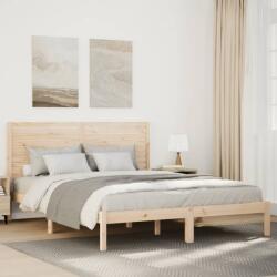 vidaXL tömör fa extra hosszú ágykeret matrac nélkül 140 x 210 cm (3309299)