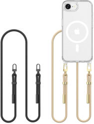 Tech-Protect iPhone 16e Tok - Tech-Protect FlexAir Chain MagSafe - Fekete + Bézs (WR-191498)