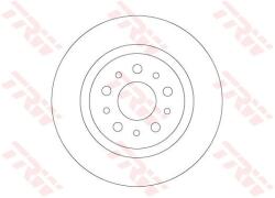 TRW Disc frana TRW DF6714 (DF6714) - fixbox