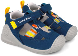 Biomecanics "első lépés" zárt orrú vászon szandál, kutyás (21-24 méret) 252178-A089 (24)