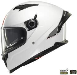 MT Helmets Casca MT Helmets Braker SV - Integrală, alb lucios, Ochelari soare incluși, ECE 22.06 (1346000000)
