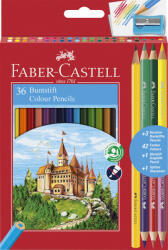 Faber-Castell Színes Ceruza Készlet 36 Darabos +3 db Bicolor Ceruza, +1 db Grafit (KADX0084)