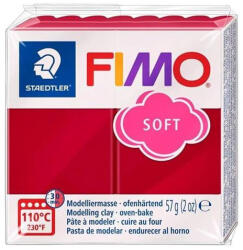 FIMO Süthető Gyurma Soft 57 gramm Meggypiros (FGBC0014)