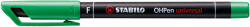 STABILO OHPen Permanent Marker F Zöld (KCFX0256)