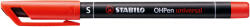 STABILO OHPen Permanent Marker SF Piros (KCFX0253)