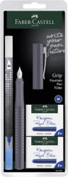 Faber Catell Grip 2010 Töltőtoll Szett Almásszürke M-es Heggyel (ST202038)