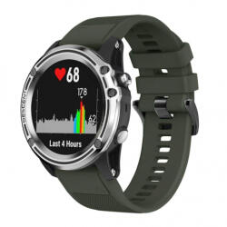 BSTRAP Silicone Acton szíj Garmin Fenix 5x / 5x Plus / 6x / 6x Pro / 7x / 8 51mm, army green (SGA004C04)