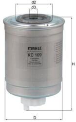 MAHLE Filtru combustibil MAHLE KC 109 (KC 109) - fixbox