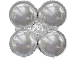  Silver, Ezüst léggömb tartó 90 cm (WP) (MLG314274) - eking
