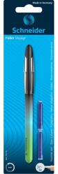 Schneider Stilou SCHNEIDER Voyage + 2 rezerve cerneala/blister, negru