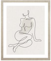 Inne fali dekoráció keretben 43 x 53 cm - többszínű Univerzális méret - answear - 9 190 Ft