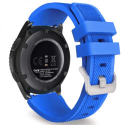 BSTRAP Silicone Sport curea pentru Samsung Galaxy Watch 3 45mm, blue (SSG006C0301)