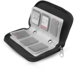 CCO - CRM diversity Portofel Organizator pentru Carduri SD MMC MS PRO Duo, CRM, 22 Compartimente, Negru (012)