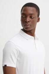 Superdry pamut póló fehér, sima, M1110440A-01C - fehér XXL