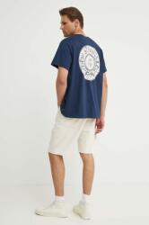 Levi's pamut póló sötétkék, férfi, nyomott mintás - sötétkék S - answear - 11 990 Ft