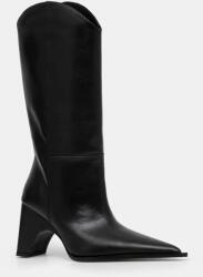 coperni bőr cowboy csizma Bridge Cowboy Boot fekete, női, magassarkú, COPSH16467 - fekete Női 39