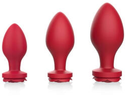 MyPlayToys Bijou Rosa - 3 db prémium anális dugó szett - pajkospajtas