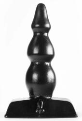Zizi XXX Zizi Ripple Intim Plug - 9 cm x 3 cm, Fekete - Elegáns Élvezet - pajkospajtas