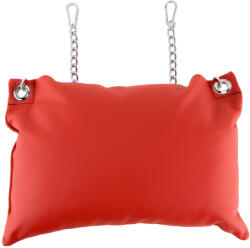 Mr Sling Bőr párna 23 x 32 cm + Láncok - Pompás piros kiegészítő intim pillanatokhoz - pajkospajtas